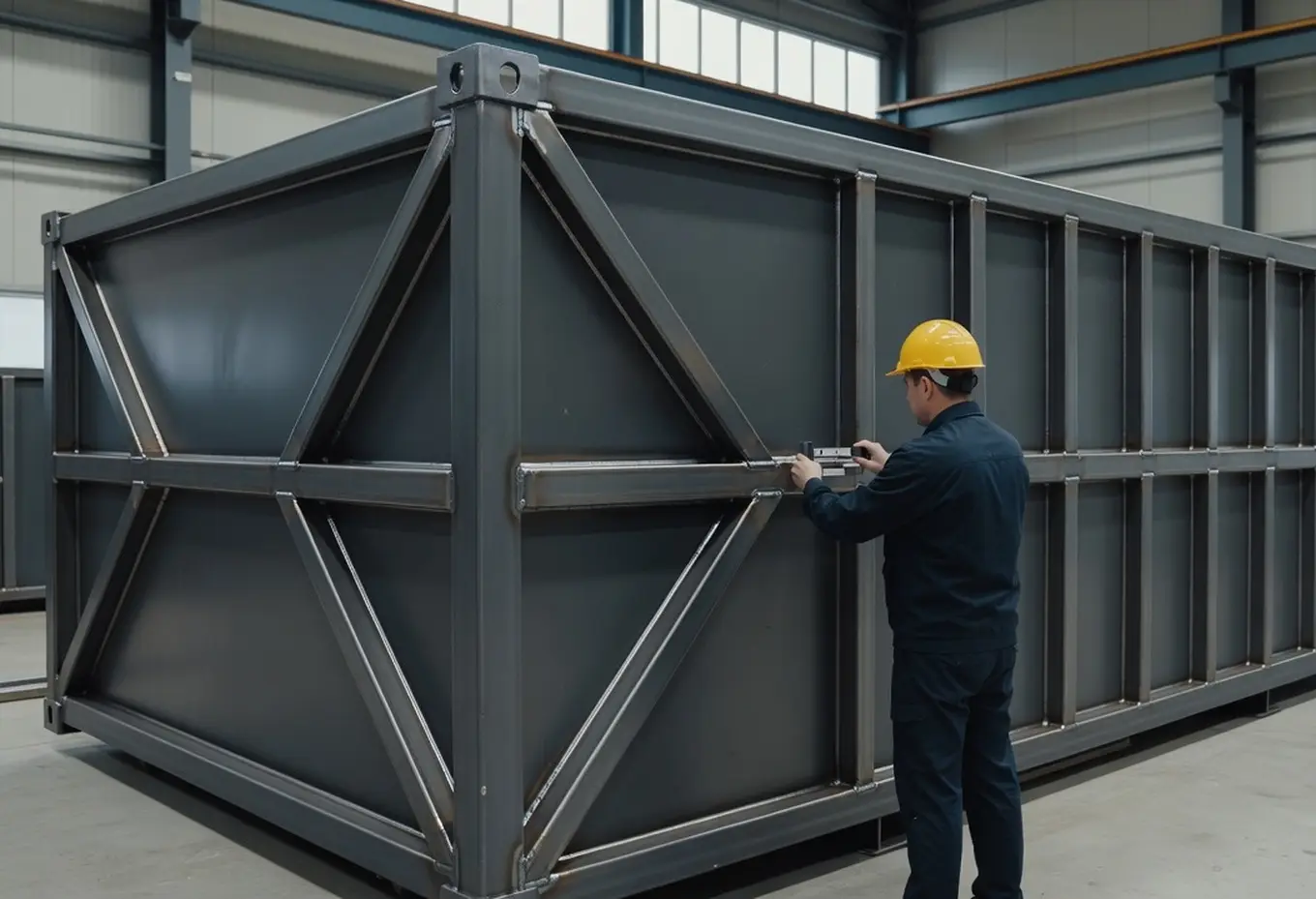 How Steel Containers for Construction Are Made – From Design to Quality Inspection
